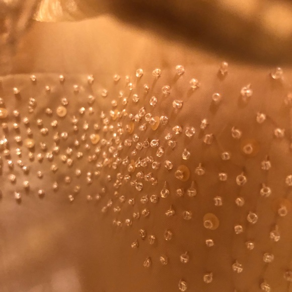 Skirt-Formal Occasion Taupe Colored - Picture 2 of 5